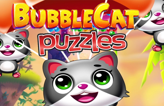 Bubble Shooter Cat Puzzle