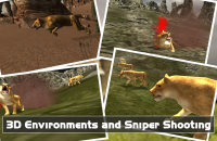Lion Hunting Sniper Challenge screen shoot 1 Rangii Studio