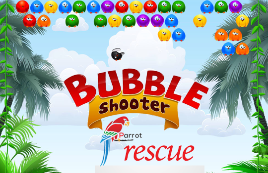 Bubble Shooter Parrot Rescue