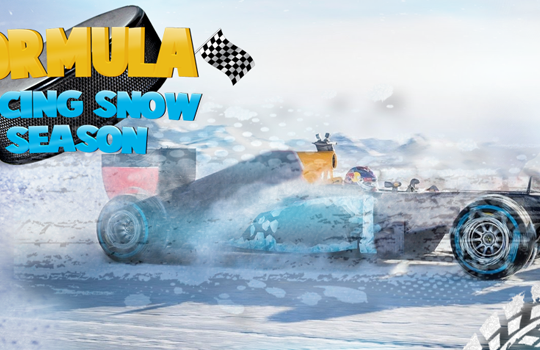 Formula Car Racing Snow Season