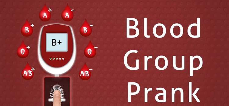 Blood group Prank