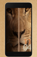 Lion Zipper Lock Screen (2)