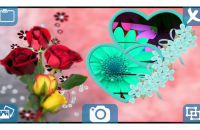 flower horizontal photo frame