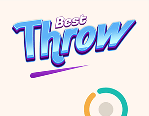 Perfect Color Ball Throw game outer feature banner